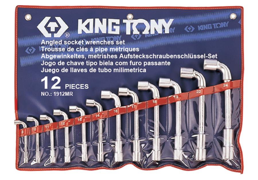 BỘ ỐNG ĐIẾU 12 CHI TIẾT KINGTONY 1912MR (8-24MM)