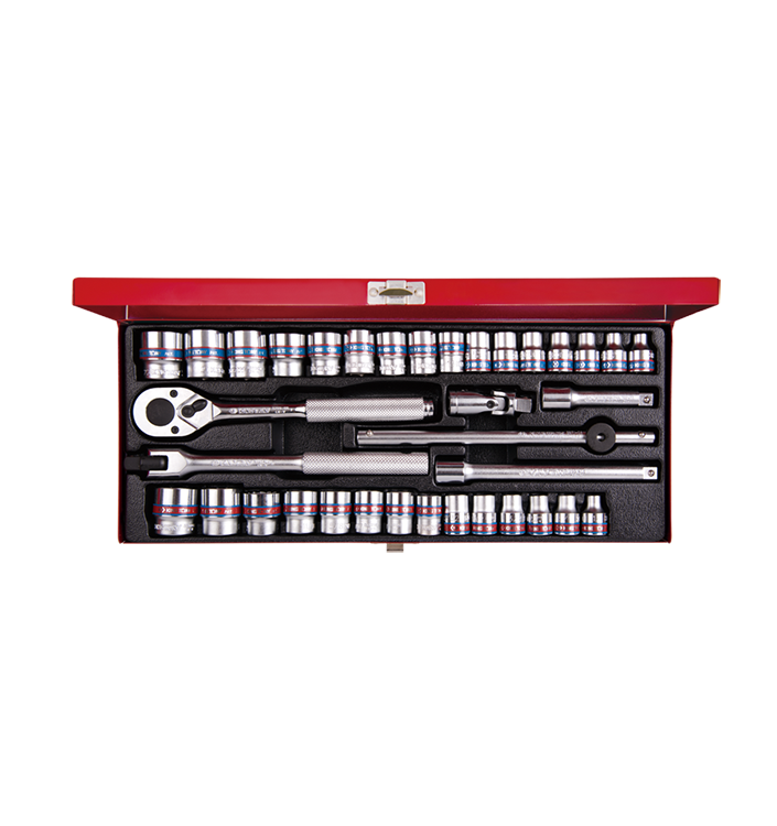 BỘ KHẨU 3/8 INCH 36 CHI TIẾT HỆ INCH VÀ HỆ MÉT KINGTONY 3036CR