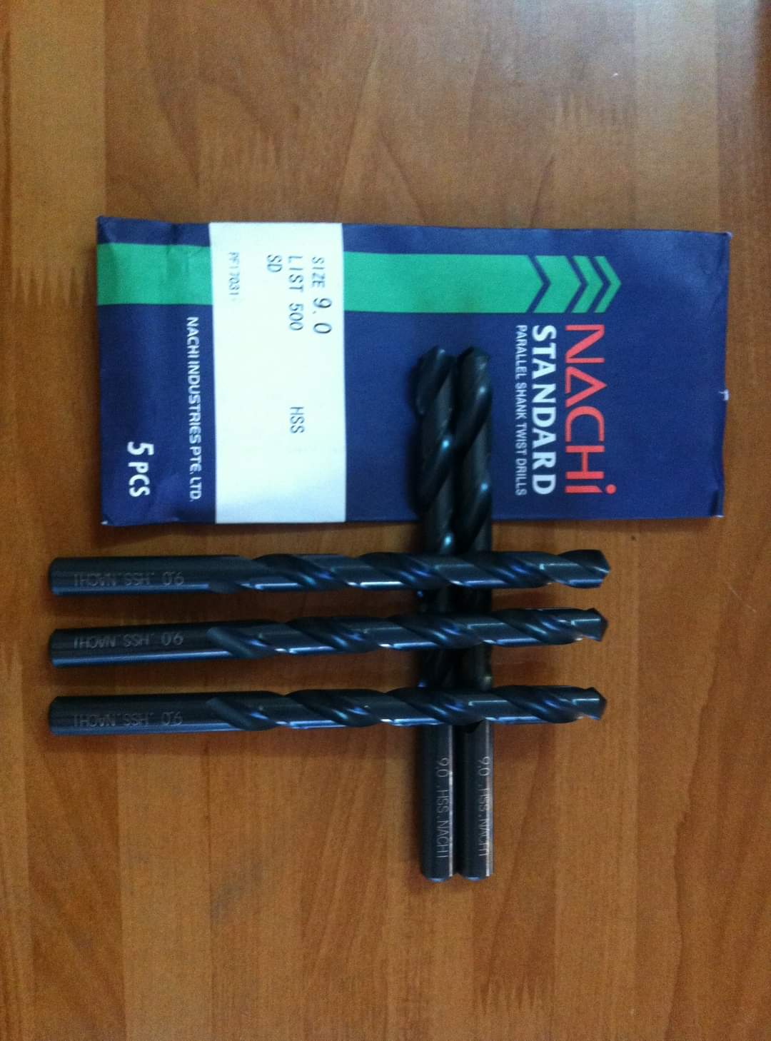 MŨI KHOAN TRỤ THÉP GIÓ NACHI L500 9.7MM