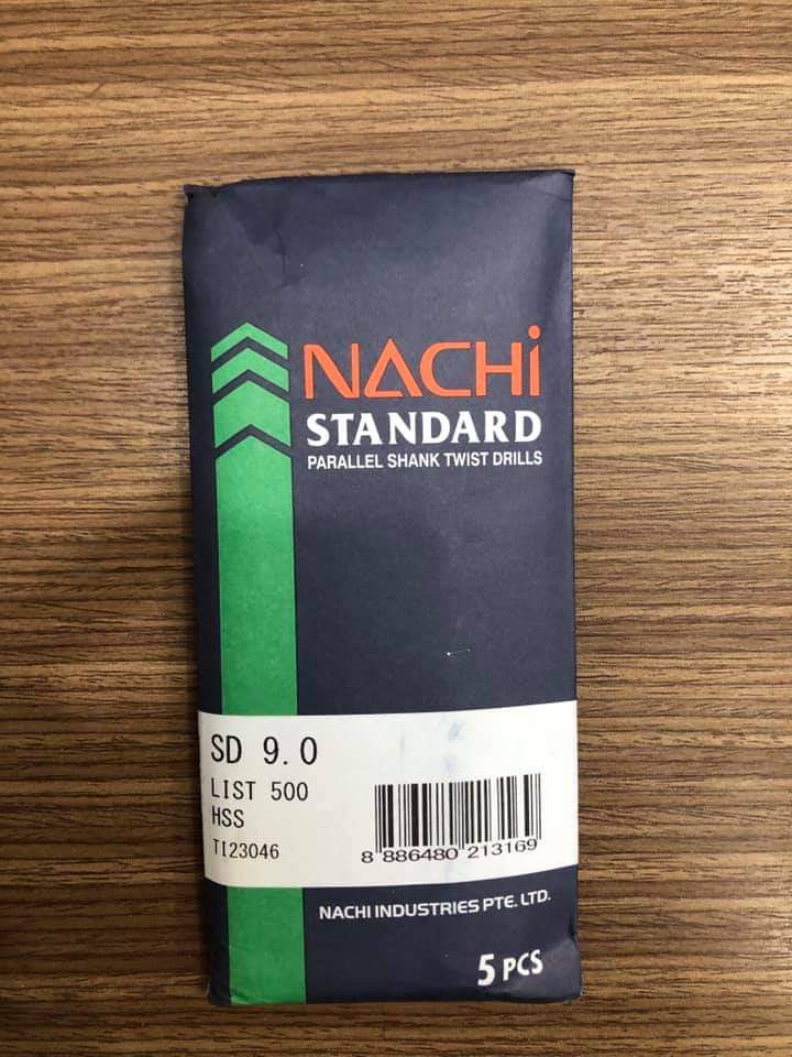 MŨI KHOAN TRỤ THÉP GIÓ NACHI L500 9.2MM
