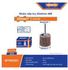 NHÁM XẾP TRỤ 25X6MM 40# WADFOW WYW2501