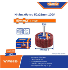 NHÁM XẾP TRỤ 50X25MM 240# WADFOW WYW0350