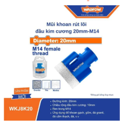 MŨI KHOAN RÚT LÕI ĐẦU KIM CƯƠNG 20MM-M14 WADFOW WKJ8K20