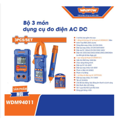 BỘ 3 MÓN DỤNG CỤ ĐO ĐIỆN AC DC WADFOW WDM94011