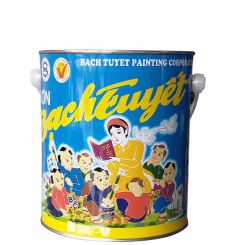 SƠN DẦU ALKYD BẠCH TUYẾT ĐEN MỜ HỘP 0.2KG