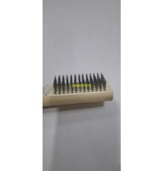 BÀN CHẢI SẮT CÁN GỖ 5 HÀNG 