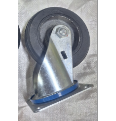 BÁNH XE CAO SU GANG 150MM XOAY KHÔNG KHOÁ