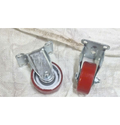 BÁNH XE PU 75MM CỐ ĐỊNH