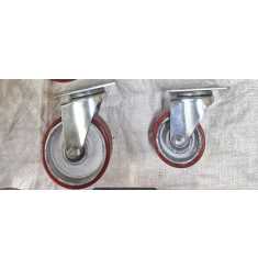 BÁNH XE PU 75MM XOAY KHÔNG KHOÁ