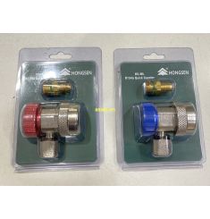 BỘ VAN NẠP GAS R134 ĐIỀU HÒ Ô TÔ HONGSENG HS-ML VÀ HS-MH