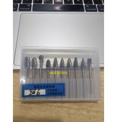 BỘ MŨI MÀI HỢP KIM CÁN 3MM ĐẦU 6MM