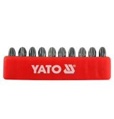 BỘ 10 MŨI VÍT 4 CẠNH PH3X25MM 21.8NM CHUÔI 1/4 INCH CHỐNG TRƯỢT YATO YT-0476