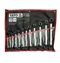BỘ 12 CỜ LÊ 2 ĐẦU VÒNG MỜ 6-32MM YATO YT-0398