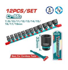 BỘ 12 ĐẦU TUÝP LỤC GIÁC 3/8 INCH DR TOTAL THTISD38128