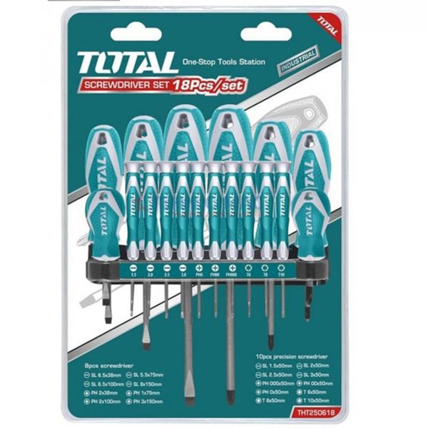 BỘ 18 TUA VÍT TOTAL THT250618
