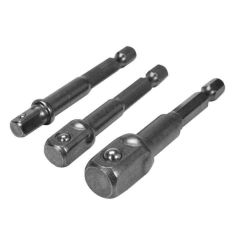 BỘ 3 ĐẦU CHUYỂN LỤC GIÁC 1/4 INCH SANG ĐẦU VUÔNG 1/4-3/8-1/2 INCH YATO YT-04685