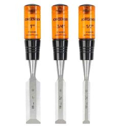 BỘ 3 ĐỤC GỖ  KÍCH THƯỚC 1/2, 3/4, 1INCH JORGENSEN 70510