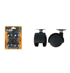 BỘ 4 BÁNH XE NHỰA DẠNG TẤM 30MM YIAD Y52908