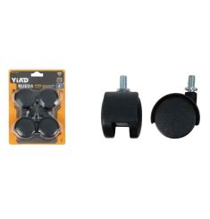 BỘ 4 BÁNH XE NHỰA LỖ VÍT 50MM YIAD Y52913