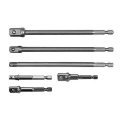 BỘ 6 ĐẦU CHUYỂN LỤC GIÁC 1/4 INCH SANG 1/4-3/8-1/2 INCH NGẮN DÀI YATO YT-04629
