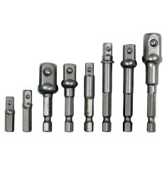 BỘ 8 ĐẦU CHUYỂN LỤC GIÁC 1/4 INCH SANG 1/4-3/8-1/2 INCH NGẮN DÀI YATO YT-04639