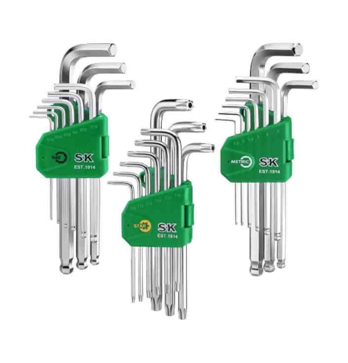 BỘ CHÌA VẶN LỤC GIÁC 27 CHIẾC SK TOOLS SK01473