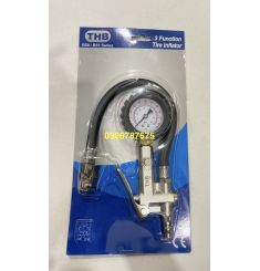 TAY BƠM LỐP XE CÓ ĐỒNG HỒ THB B50 TAIWAN CHÍNH HÃNG