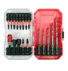 BỘ MŨI VÍT VÀ MŨI KHOAN 18 CHI TIẾT YATO YT-04615