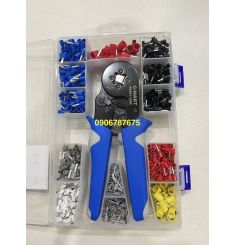 BỘ KÌM BẤM COS VUÔNG 4 CẠNH C-MART B0491-1004 KÈM 1200 ĐẦU COS CÁC LOẠI