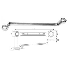 CỜ LÊ 2 ĐẦU VÒNG BÓNG MỜ 18X19MM YATO YT-03956