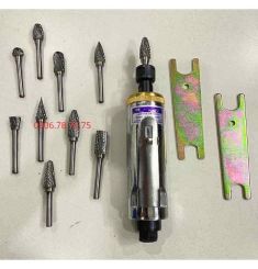 COMBO MÁY MÀI 6MM KÈM 10 MŨI HỢP KIM BMM-B1001