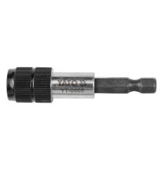 ĐẦU KẸP NHANH MŨI VÍT TỰ ĐỘNG INOX CHUÔI 1/4 INCH 60MM YATO YT-0468