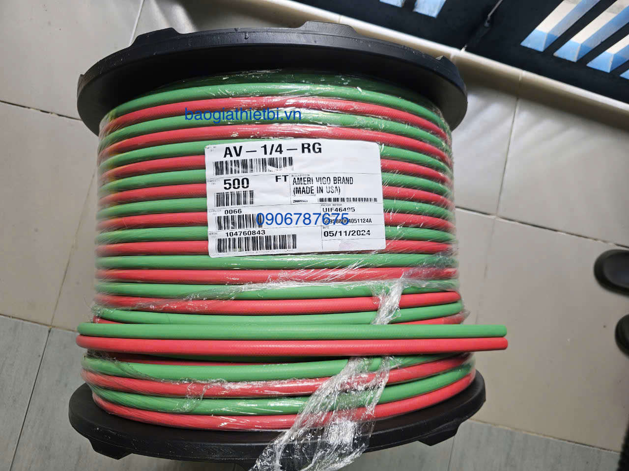 DÂY GIÓ ĐÁ MỸ 1/4 INCH AMERI VIGO AV-1/4-RG 152M