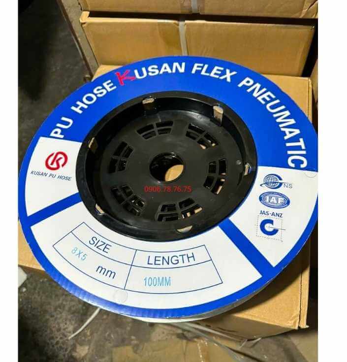 DÂY HƠI PU KUSAN FLEX TRẮNG 12x16MM - 100M/CUỘN