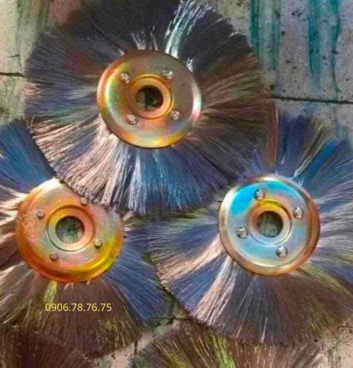 ĐĨA ĐÁNH RỈ SỢI INOX 100MM