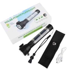  ĐÈN PIN ĐA CHỨC NĂNG POLICE NĂNG LƯỢNG MẶT TRỜI HỘP TRẮNG TL008418