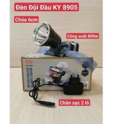 ĐÈN PIN ĐỘI ĐẦU CHÓA LỚN SIÊU SÁNG KY 8905 TL008040