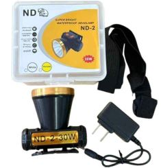 ĐÈN PIN ĐỘI ĐẦU SIÊU SÁNG 30W ND- 2 TL000538