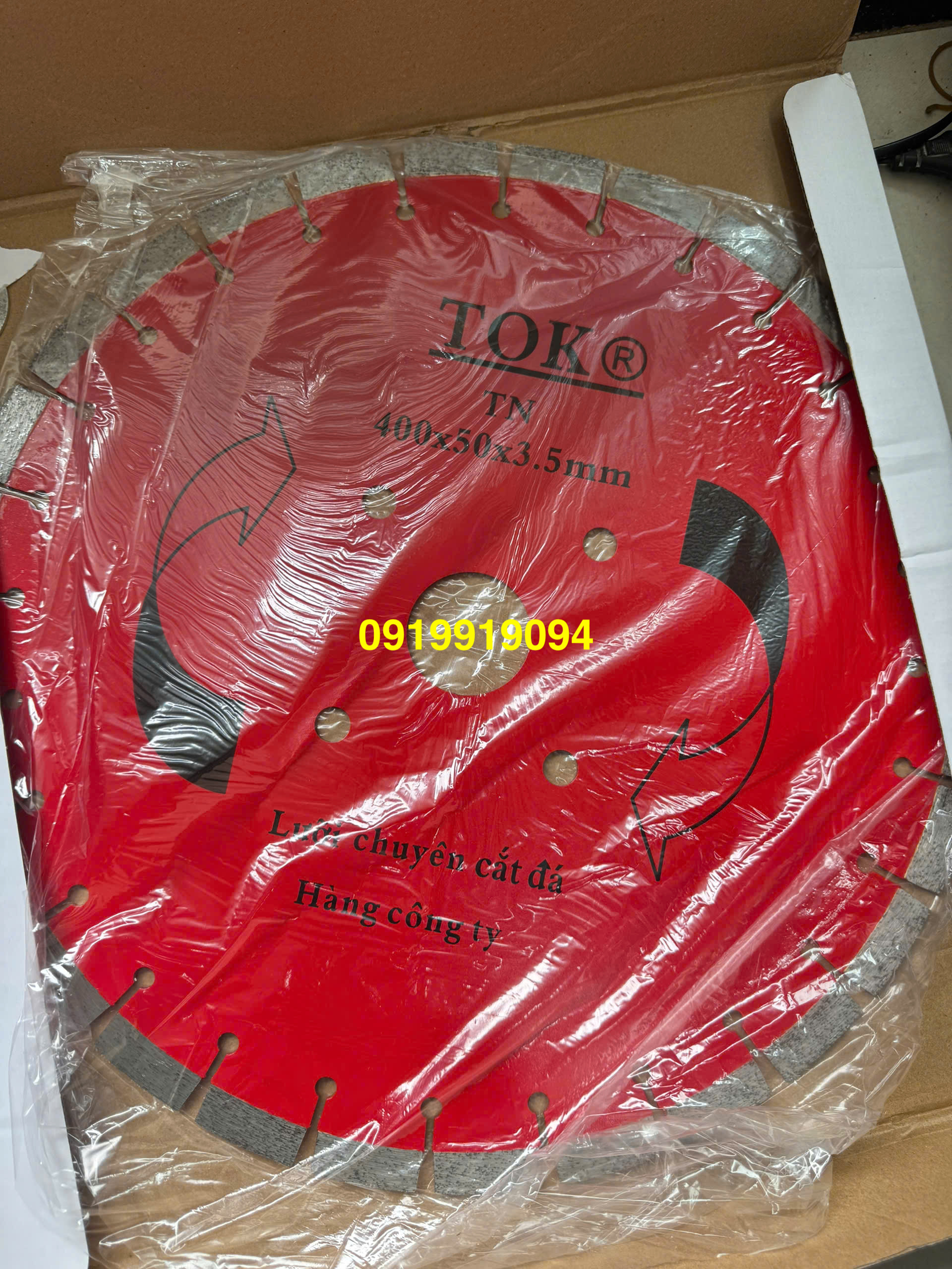 LƯỠI CẮT BÊ TÔNG GẠCH ĐÁ TOK 400MM