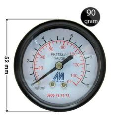 ĐỒNG HỒ ĐO ÁP SUẤT HƠI MẶT 52MM CHÂN SAU