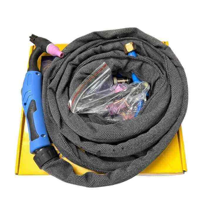 DỤNG CỤ HÀN TIG QQ150 DÀI 8M VỎ CAO SU CÁP KHÍ CHUNG DAQIN DQ-T-SH02
