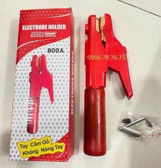 KÌM HÀN CÁN GỖ ĐỎ 800A ELECTRODE HOLDER
