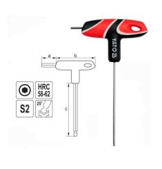 LỤC GIÁC CHỮ T ĐẦU BI 8.0MM YATO YT-05593