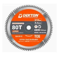 LƯỠI CẮT NHÔM, CẮT GỖ 210MM DEKTON DK - B210AL