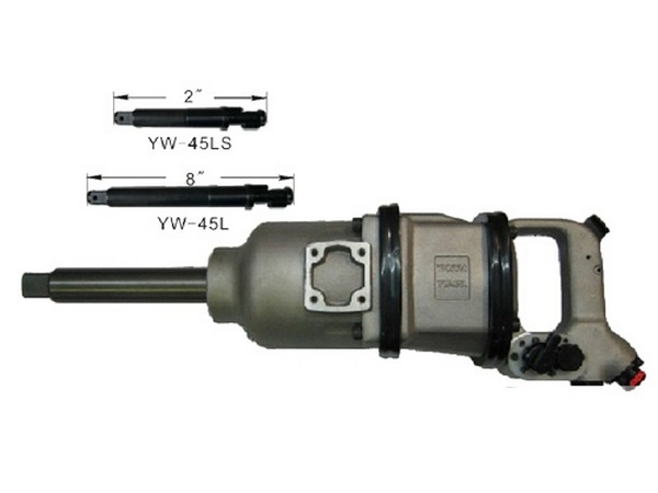 MÁY MỞ ỐC BULONG KHÍ NÉN 1 INCH CỐT DÀI YUNICA YW 45L