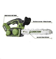 MÁY CƯA XÍCH DÙNG PIN 12 INCH 21V DEKTON M21-CX12XPLUS
