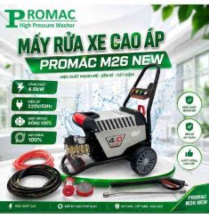MÁY PHUN ÁP LỰC PROMAC M26 NEW 4KW