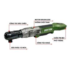 MÁY SIẾT BULONG PIN 21V DEKTON M21-RW90XPRO