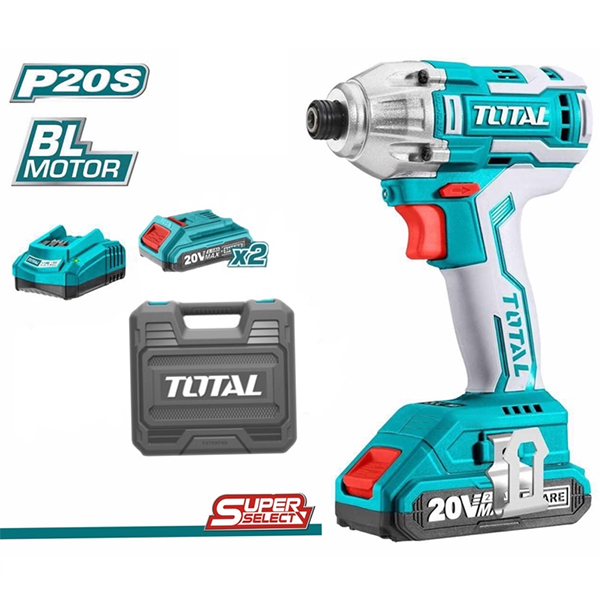 MÁY SIẾT VÍT DÙNG PIN 20V TOTAL TIRLI2017