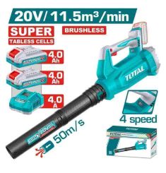 MÁY THỔI BỤI KHÔNG CHỔI THAN DÙNG PIN 20V TOTAL TABLI205082